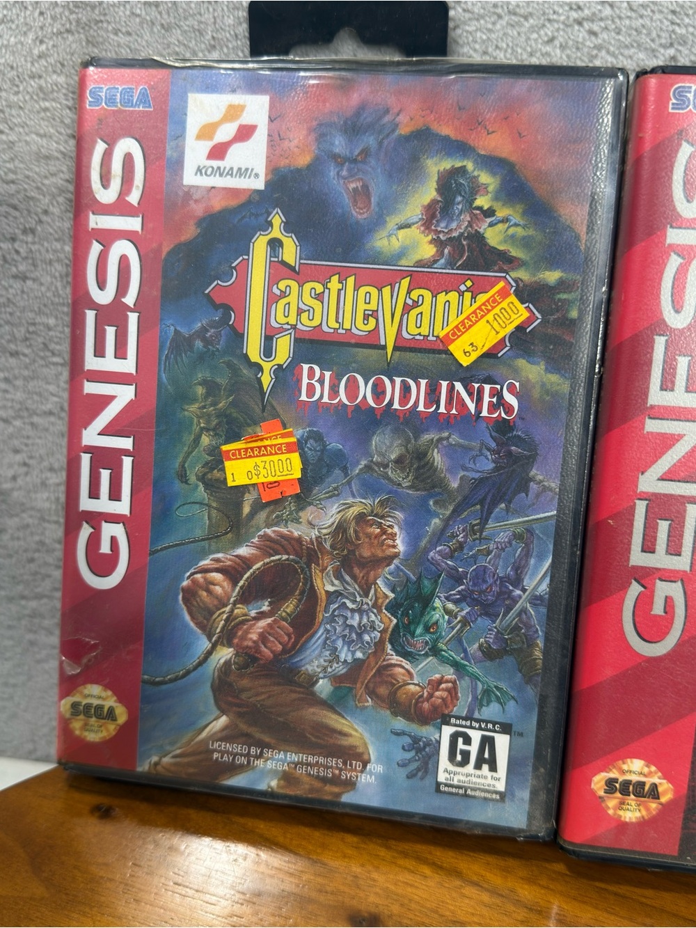 Castlevania: Bloodlines Sega Genesis Factory Sealed Konami